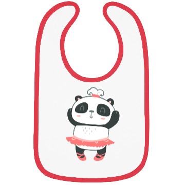 Discover Sweet Panda Family Girl 16 Bibs
