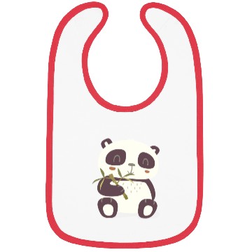 Discover Panda Lover Bibs