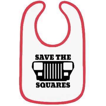 Discover Save the Squares Jeep Bibs