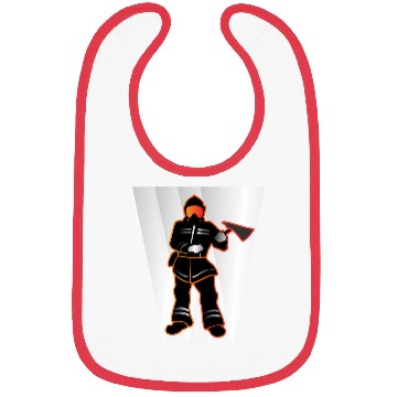 Discover fireman back service gift idea Bibs