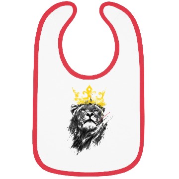 Discover Crown Lion King Bibs
