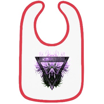 Discover Creepy Intergalactic Triangle Thistle Bibs