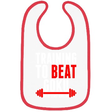 Discover Training To Beat Goku Bibs