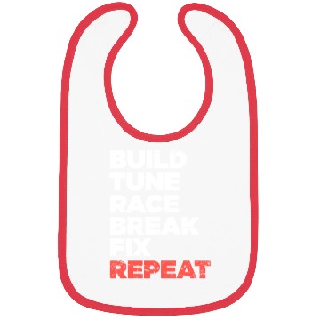 Discover Funny Race Car Racing Gift Bibs