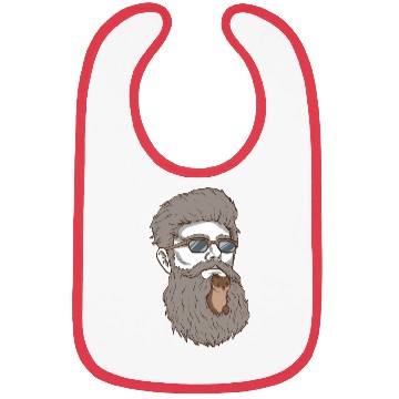 Discover Beard Weasel Funny Beard Design Bibs