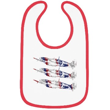 Discover Three Spitfire British Warplanes Bibs