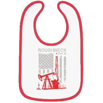Discover Driller - roughneck - oilfield - oilfield flag u Bibs