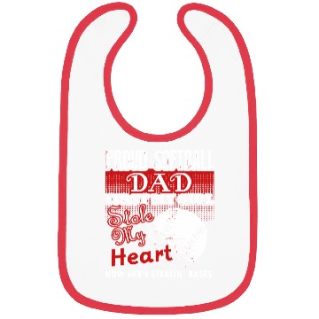 Discover Softball - softball dad s - proud softball dad Bibs