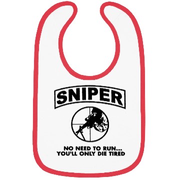 Discover Sniper No Need To Run Army Marine Corps Adult Bibs