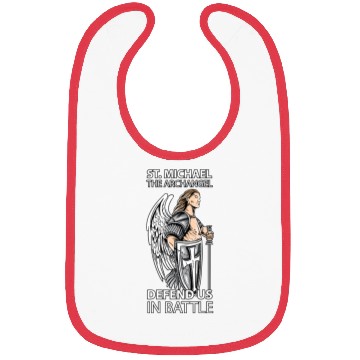 Discover St Michael the Archangel Saints Angel Catholic Bibs