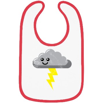Discover Thundercloud Storm Cloud gift weather Bibs
