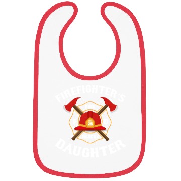 Discover Firefighter's Daughter Bibs
