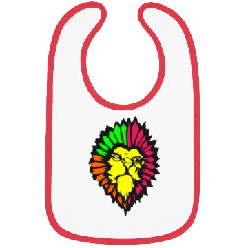 Discover neon lion Bibs