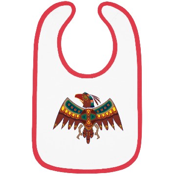 Discover Native American Zodiac Falcon-3 (Aries) Bibs