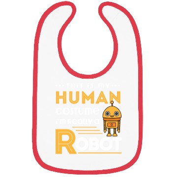 Discover Robot Human Costume Bibs