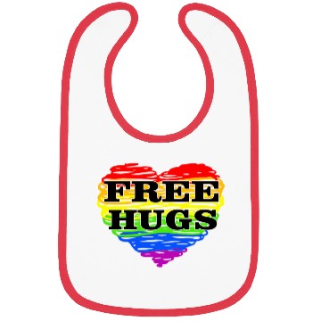 Discover Free Hugs Bibs