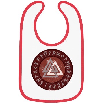 Discover Valknut Viking Warrior Symbol Triangle Bibs