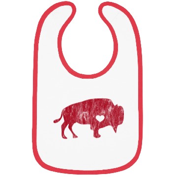 Discover Red Raging Buffalo Distressed Bibs I Love