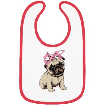 Discover pug Bibs