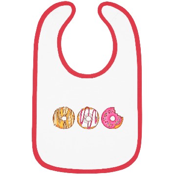 Discover Donuts Bakery Cookie Candy Sweets Cake Confiserie Bibs
