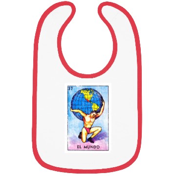 Discover El Mundo Mexican Loteria Bingo Card Bibs