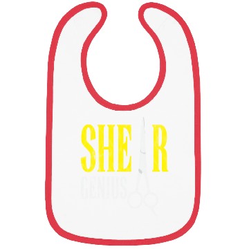 Discover Shear Genius Hairstylist Worker gift Bibs