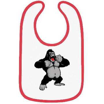 Discover Gorilla Standing, Gorilla Face, Monkey, Ape, Bibs