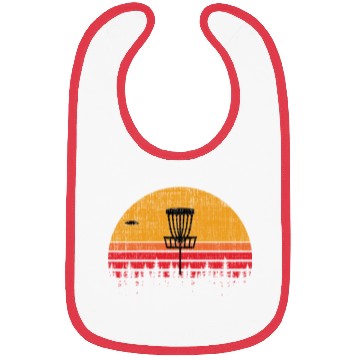 Discover Vintage Distressed Retro Frisbee Disc Golf Bibs