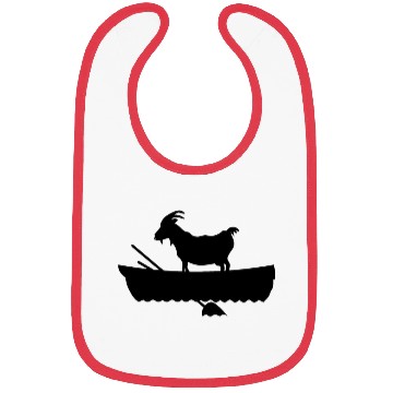 Discover goat in a boat Bibs