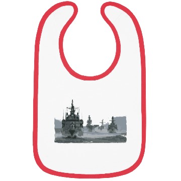Discover Navy ship Bibs