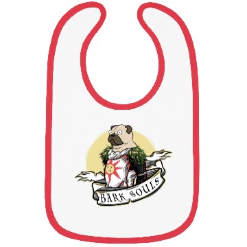 Discover Bark Souls Bibs - Pug Solaire - Dark Souls
