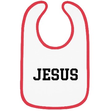 Discover Jesus Christ College font Bibs