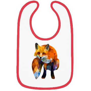 Discover Geometric Nature Fox Bibs