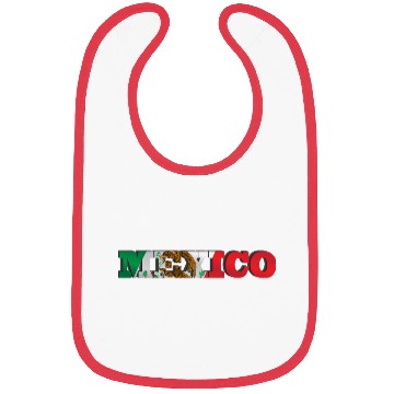 Discover Mexico Mexican Flag Bibs
