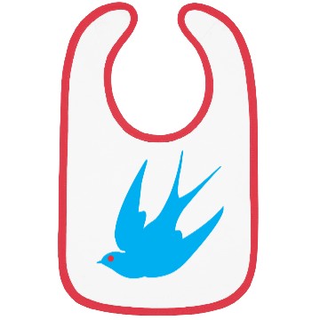 Discover swallow bird Bibs