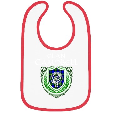 Discover Campbell Surname Scottish Clan Tartan Crest Badge Bibs