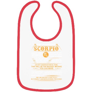 Discover Scorpio zodiac Bibs