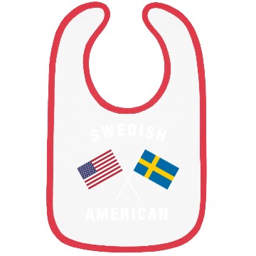 Discover Swedish American Flag Bibs