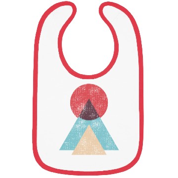 Discover Mountains Sun Nature Abstract Bibs