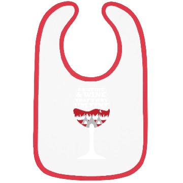Discover Camping Camp Funny Gift Bibs