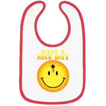 Discover smiley face bullet hole Bibs
