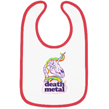 Discover Death Metal Unicorn Bibs