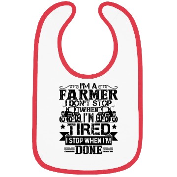 Discover I'm A Farmer Bibs