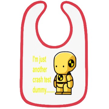 Discover crash test dummy Bibs