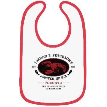 Discover Jordan Peterson - Lobster Shack Hierarchy Bibs