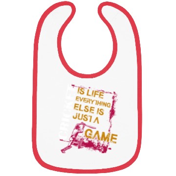 Discover Cricket Is Life Everything Else Is Just A Game Bibs