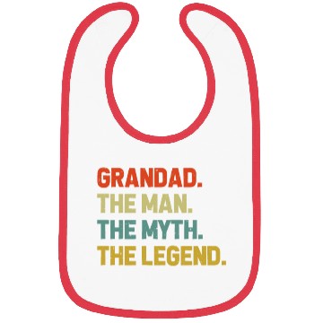 Discover Grandad The Man The Myth The Legend Grandpa Bibs