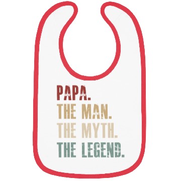 Discover papa the man the myth the legend Bibs