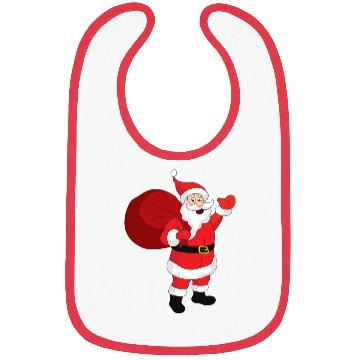 Discover Santa Claus Bibs