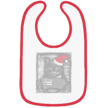 Discover Cat Christmas Thief Bibs
